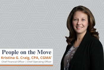 Kristina G. Craig, CPA, CGMA® named Chief Financial Officer | Chief Operating Officer