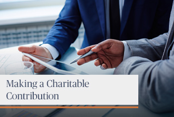 Making a Charitable Contribution