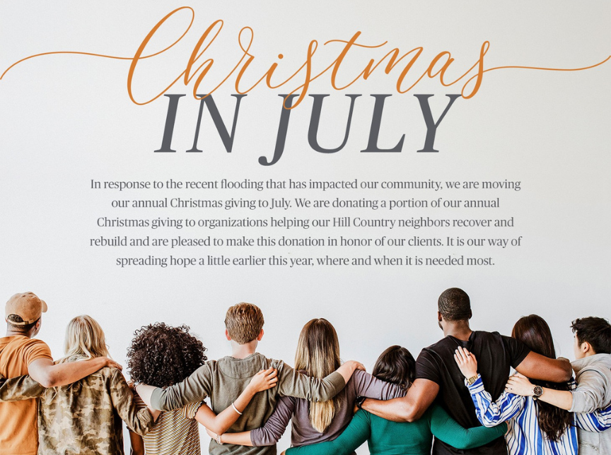 Sendero | Christmas in July